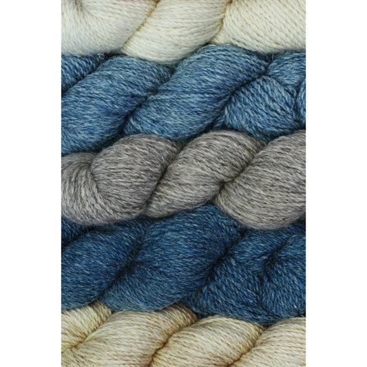 Five hanks of Como Classic yarn in five colours