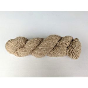 One hank of Copaca worsted in light ginger brown